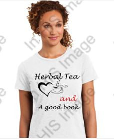 Herbal Tea & A Good Book Tee Shirt