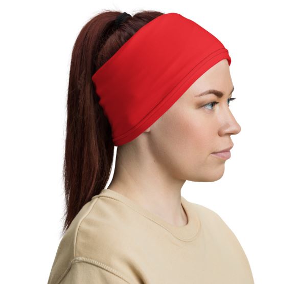 IHI Solid Red Face Covering